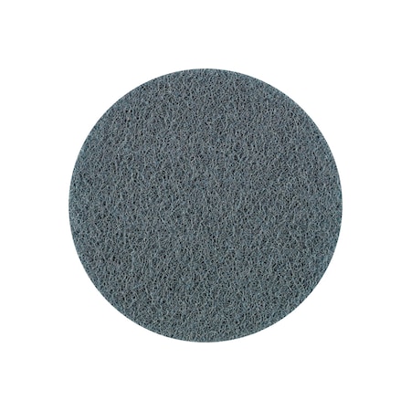 Pferd Hook/Loop Disc, 5", Al/Oxd, Very Fine, 5" Dia, No Hole, 240 F Grit, Non-Woven Type 43453
